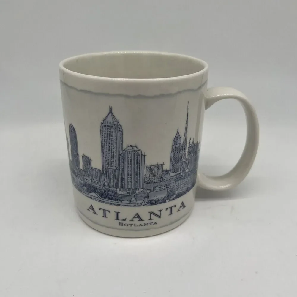 Starbucks Atlanta Hotlanta 2008 Coffee Cup Architect Series Mug 18oz